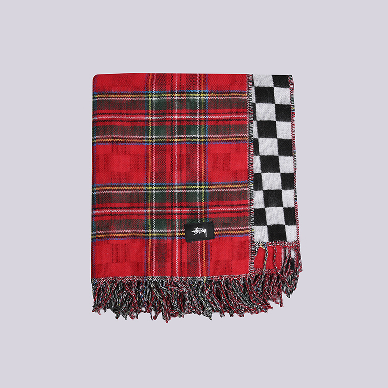 Плед Stussy Double Faced Stadium Blanket (138619-red)  - цена, описание, фото 1